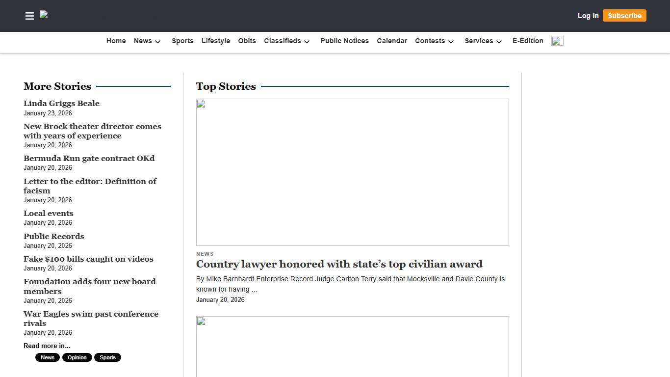 Serving Davie County Davie County Enterprise Record