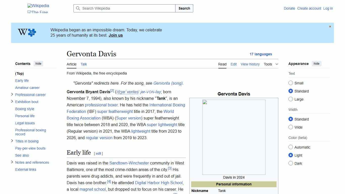 Gervonta Davis - Wikipedia